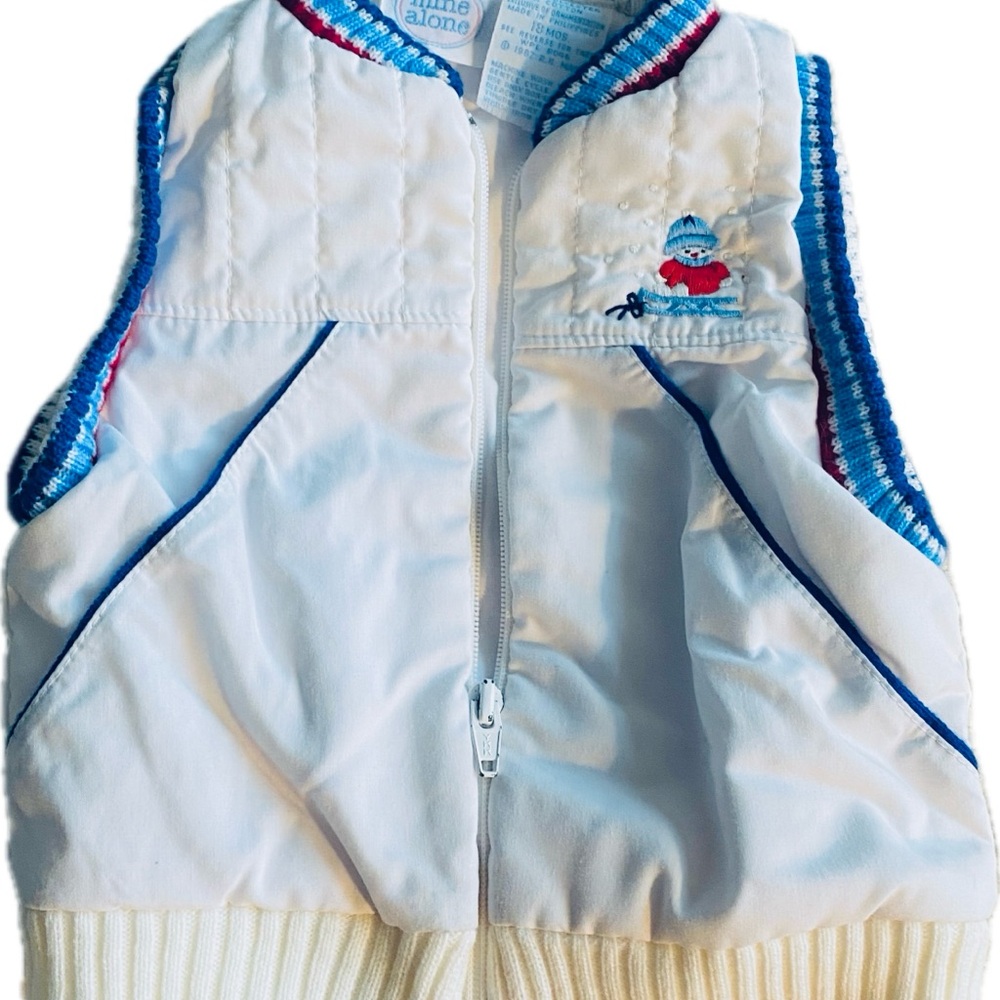 Mine Alone Quilted Snowman Vest